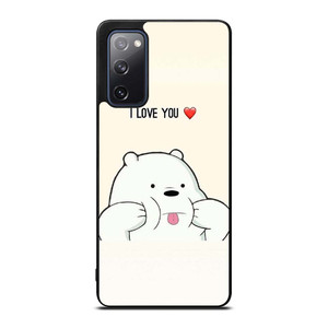 ICE BEAR WE BARE BEARS CUTE Samsung Galaxy S20 FE Case Cover