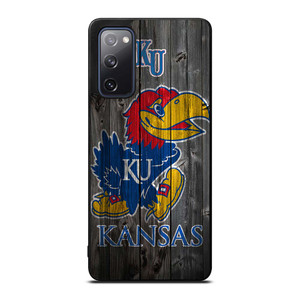 KANSAS JAYHAWKS WOODEN LOGO Samsung Galaxy S20 FE Case Cover