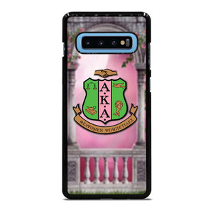 AKA PINK AND GREEN LOGO Samsung Galaxy S10 Plus Case Cover