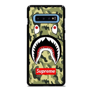 BAPE BATHING CAMO SHARK SUPREME Samsung Galaxy S10 Plus Case Cover