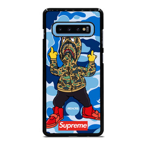 BATHING APE SUPREME SHARK CAMO Samsung Galaxy S10 Plus Case Cover