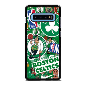 BOSTON CELTICS NBA STICKER BOMB Samsung Galaxy S10 Plus Case Cover