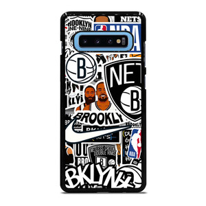BROOKLYN NETS NBA STICKER BOMB Samsung Galaxy S10 Plus Case Cover BROOKLYN NETS NBA STICKER BOMB Samsung Galaxy S10 Plus Case Cover