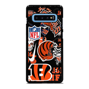 CINCINNATI BENGALS NFL STICKER BOMB Samsung Galaxy S10 Plus Case Cover CINCINNATI BENGALS NFL STICKER BOMB Samsung Galaxy S10 Plus Case Cover