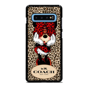 COACH MINNIE MOUSE LEOPARD Samsung Galaxy S10 Plus Case Cover COACH MINNIE MOUSE LEOPARD Samsung Galaxy S10 Plus Case Cover