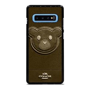 COACH NEW YORK BROWN BEAR Samsung Galaxy S10 Plus Case Cover COACH NEW YORK BROWN BEAR Samsung Galaxy S10 Plus Case Cover