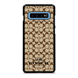 COACH NEW YORK BROWN Samsung Galaxy S10 Plus Case Cover