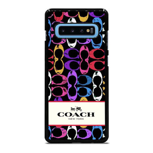 COACH NEW YORK PATTERN COLOR Samsung Galaxy S10 Plus Case Cover