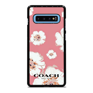 COACH NEW YORK PINK FLOWER Samsung Galaxy S10 Plus Case Cover