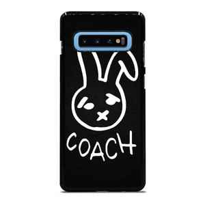 COACH NEW YORK RABBIT LEATHER Samsung Galaxy S10 Plus Case Cover
