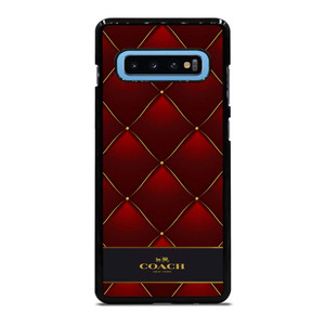 COACH NEW YORK RED GOLD Samsung Galaxy S10 Plus Case Cover COACH NEW YORK RED GOLD Samsung Galaxy S10 Plus Case Cover