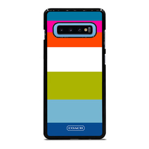 COACH NEW YORK STRIPE 2 Samsung Galaxy S10 Plus Case Cover COACH NEW YORK STRIPE 2 Samsung Galaxy S10 Plus Case Cover