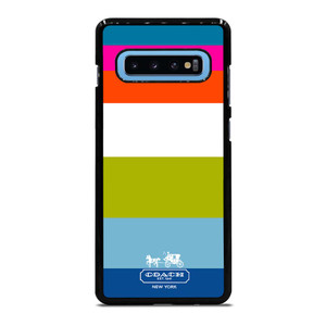 COACH NEW YORK STRIPE Samsung Galaxy S10 Plus Case Cover COACH NEW YORK STRIPE Samsung Galaxy S10 Plus Case Cover
