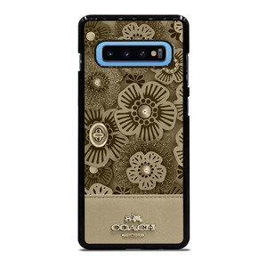 COACH NEW YORK TEA ROSE 2 Samsung Galaxy S10 Plus Case Cover