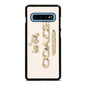 COACH PINK PATTERN MATE Samsung Galaxy S10 Plus Case Cover