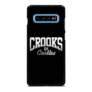 CROOKS AND CASTLES LOGO BLACK Samsung Galaxy S10 Plus Case Cover
