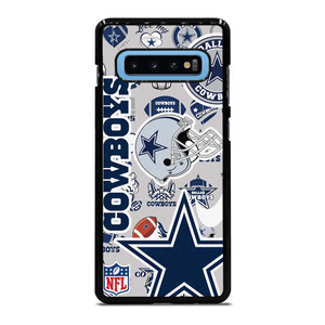 DALLAS COWBOYS NFL STICKER BOMB Samsung Galaxy S10 Plus Case Cover