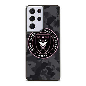 INTER MIAMI CF MLS BLACK CAMO Samsung Galaxy S21 Ultra Case Cover