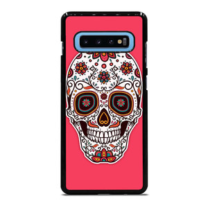 DAY OF THE DEAD PINK Samsung Galaxy S10 Plus Case Cover DAY OF THE DEAD PINK Samsung Galaxy S10 Plus Case Cover