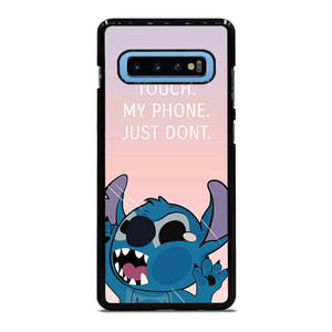 DISNEY STITCH DONT TOUCH MY PHONE Samsung Galaxy S10 Plus Case Cover DISNEY STITCH DONT TOUCH MY PHONE Samsung Galaxy S10 Plus Case Cover