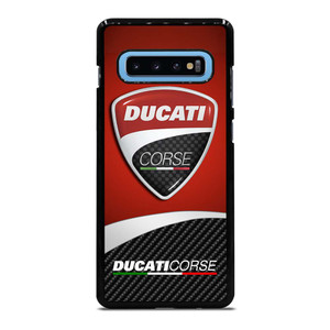 DUCATI CORSE LOGO CARBON Samsung Galaxy S10 Plus Case Cover DUCATI CORSE LOGO CARBON Samsung Galaxy S10 Plus Case Cover
