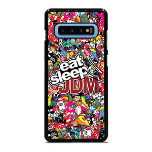 EAT SLEEP JDM STICKERS Samsung Galaxy S10 Plus Case Cover EAT SLEEP JDM STICKERS Samsung Galaxy S10 Plus Case Cover