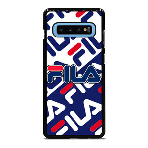 FILA SPORT LOGO COLLAGE Samsung Galaxy S10 Plus Case Cover FILA SPORT LOGO COLLAGE Samsung Galaxy S10 Plus Case Cover