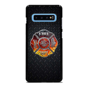 FIREFIGHTER FIREMAN METAL LOGO Samsung Galaxy S10 Plus Case Cover