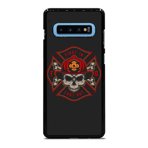 FIREFIGHTER FIREMAN SKULL LOGO Samsung Galaxy S10 Plus Case Cover