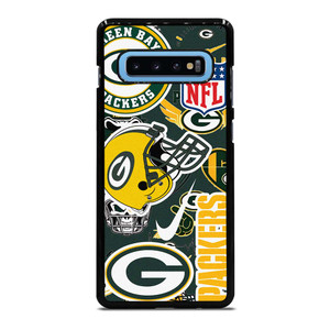 GREEN BAY PACKERS NFL STICKER BOMB Samsung Galaxy S10 Plus Case Cover GREEN BAY PACKERS NFL STICKER BOMB Samsung Galaxy S10 Plus Case Cover