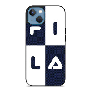 FILA SQUARE PATTERN iPhone 13 Case Cover FILA SQUARE PATTERN iPhone 13 Case Cover