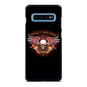 HARLEY DAVIDSON WING SKULL LOGO Samsung Galaxy S10 Plus Case Cover HARLEY DAVIDSON WING SKULL LOGO Samsung Galaxy S10 Plus Case Cover