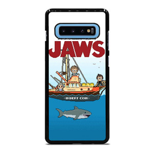 JAWS LOGO 8 BIT Samsung Galaxy S10 Plus Case Cover JAWS LOGO 8 BIT Samsung Galaxy S10 Plus Case Cover