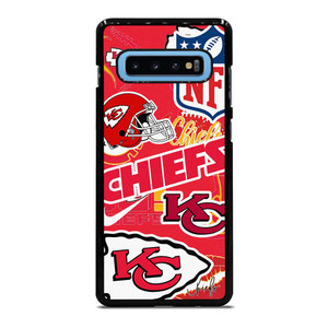 KANSAS CITY CHIEFS NFL STICKER BOMB Samsung Galaxy S10 Plus Case Cover