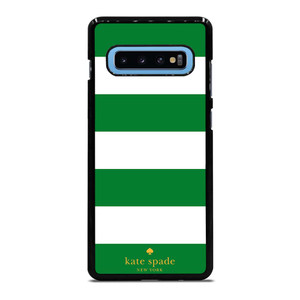 KATE SPADE GREEN STRIPE Samsung Galaxy S10 Plus Case Cover