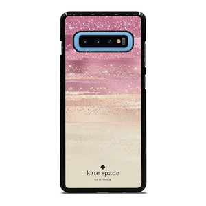 KATE SPADE NEW YORK ROSE GOLD GLITTER Samsung Galaxy S10 Plus Case Cover