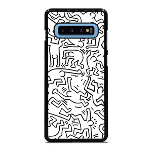 KEITH HARING BLACK WHITE Samsung Galaxy S10 Plus Case Cover KEITH HARING BLACK WHITE Samsung Galaxy S10 Plus Case Cover