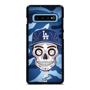 LA DODGERS SKULL CAMO Samsung Galaxy S10 Plus Case Cover LA DODGERS SKULL CAMO Samsung Galaxy S10 Plus Case Cover