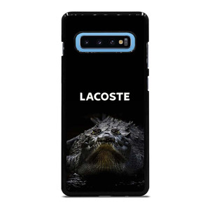 LACOSTE CROCODILE BLACK Samsung Galaxy S10 Plus Case Cover LACOSTE CROCODILE BLACK Samsung Galaxy S10 Plus Case Cover