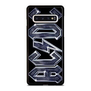 ACDC METAL CARBON LOGO Samsung Galaxy S10 Case Cover