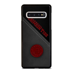 ALABAMA CRIMSON TIDE LEATHER Samsung Galaxy S10 Case Cover