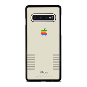 APPLE LOGO RETRO Samsung Galaxy S10 Case Cover APPLE LOGO RETRO Samsung Galaxy S10 Case Cover