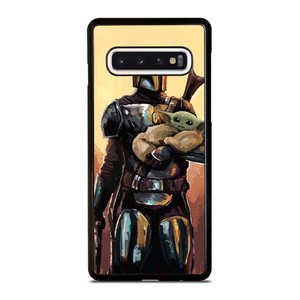 BABY YODA AND THE MANDALORIAN STAR WARS ART Samsung Galaxy S10 Case Cover BABY YODA AND THE MANDALORIAN STAR WARS ART Samsung Galaxy S10 Case Cover