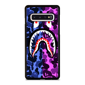 BAPE CAMO LOGO BLUE PURPLE Samsung Galaxy S10 Case Cover BAPE CAMO LOGO BLUE PURPLE Samsung Galaxy S10 Case Cover