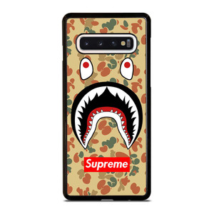 BAPE CAMO SHARK SUPREME Samsung Galaxy S10 Case Cover BAPE CAMO SHARK SUPREME Samsung Galaxy S10 Case Cover