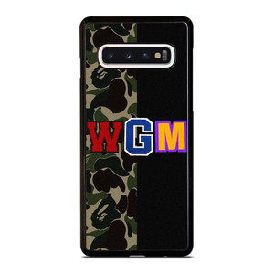 BAPE WGM CAMO Samsung Galaxy S10 Case Cover BAPE WGM CAMO Samsung Galaxy S10 Case Cover