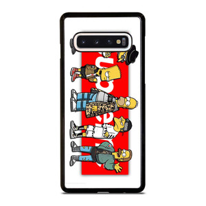 BART SIMPSON X SUPREME LOGO Samsung Galaxy S10 Case Cover