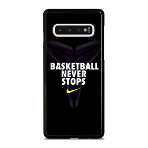 BASKETBALL NEVER STOPS BLACK MAMBA Samsung Galaxy S10 Case Cover