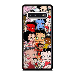 BETTY BOOP COLLAGE FACE Samsung Galaxy S10 Case Cover BETTY BOOP COLLAGE FACE Samsung Galaxy S10 Case Cover