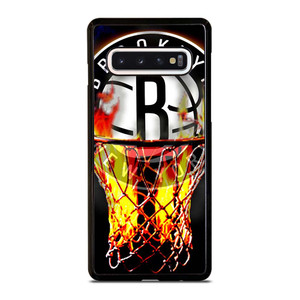 BROOKLYN NETS BASKETBALL RING Samsung Galaxy S10 Case Cover BROOKLYN NETS BASKETBALL RING Samsung Galaxy S10 Case Cover